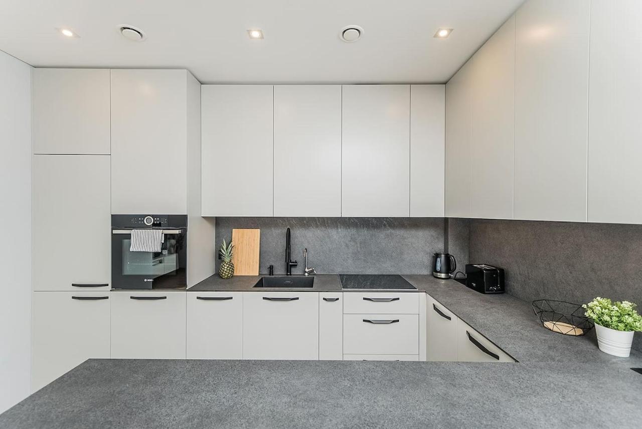 Lovely Apartment With Private Terrace By Urban Rent Kaunas Exteriör bild
