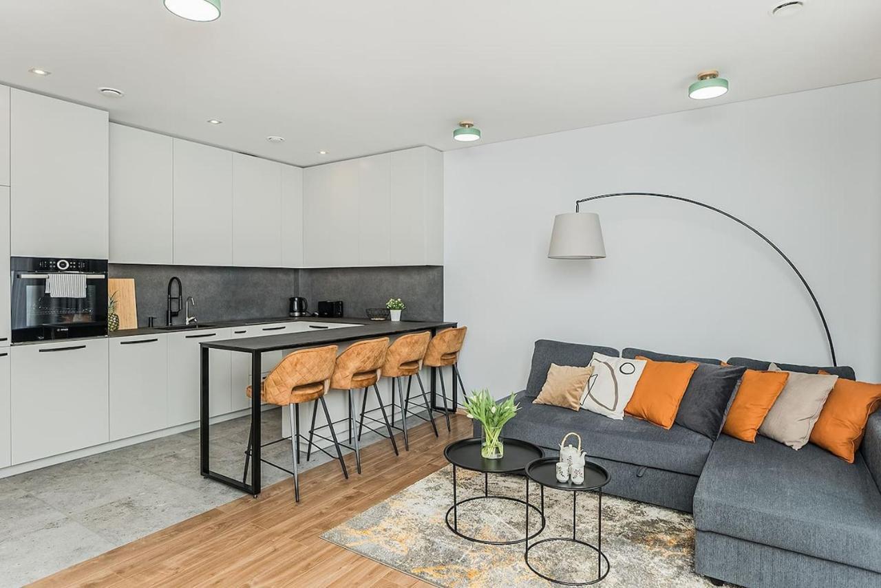 Lovely Apartment With Private Terrace By Urban Rent Kaunas Exteriör bild